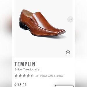 Stacy Adams Tan Leather Loafers